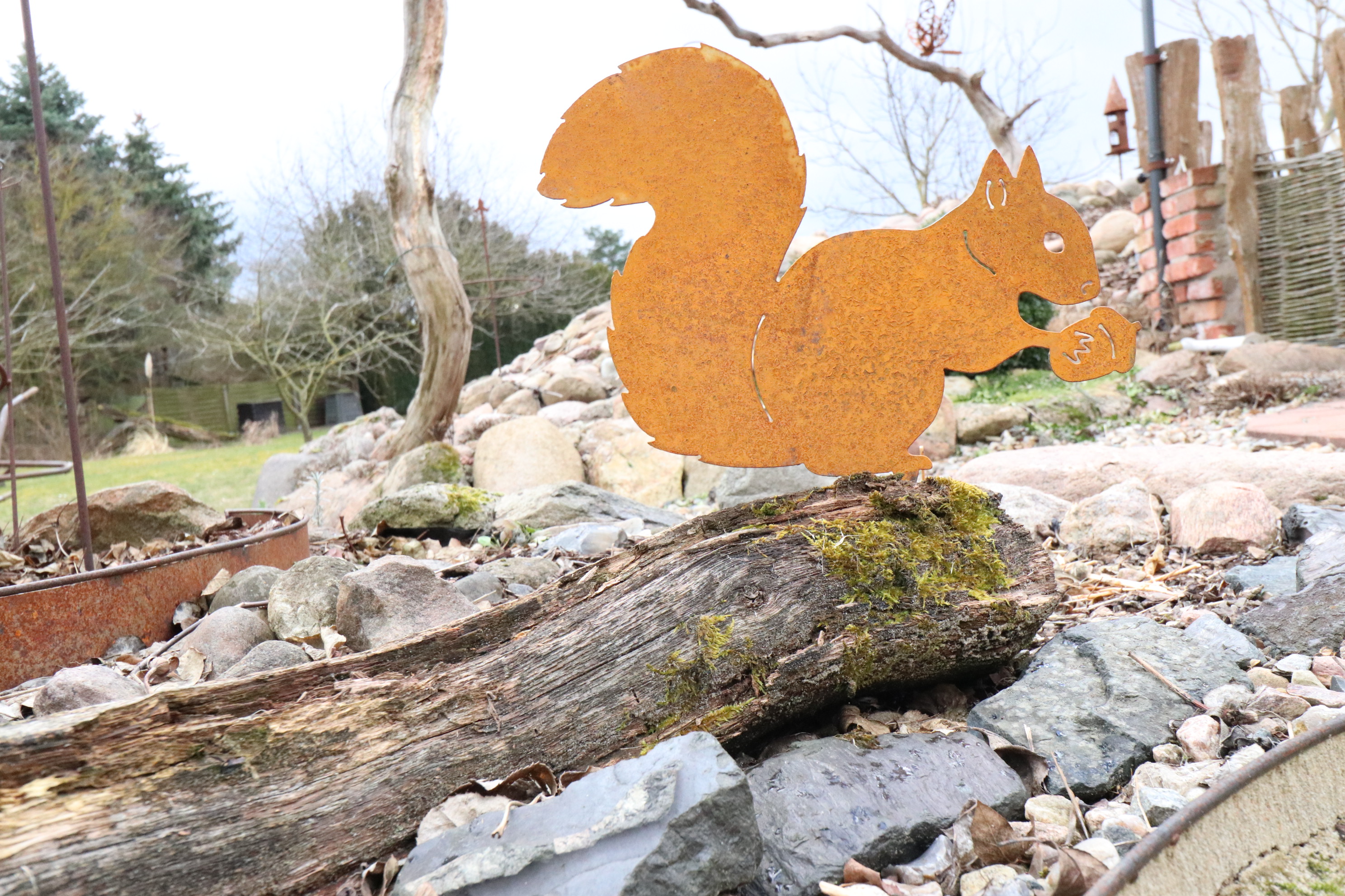 Messing Eichhörnchen Figur Dekoration Antike Eichhörnchen