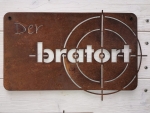 Rostschild "Der Bratort" (Gartendeko)
